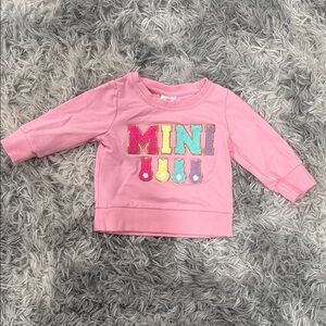 Mini Pink Kids Sweatshirt